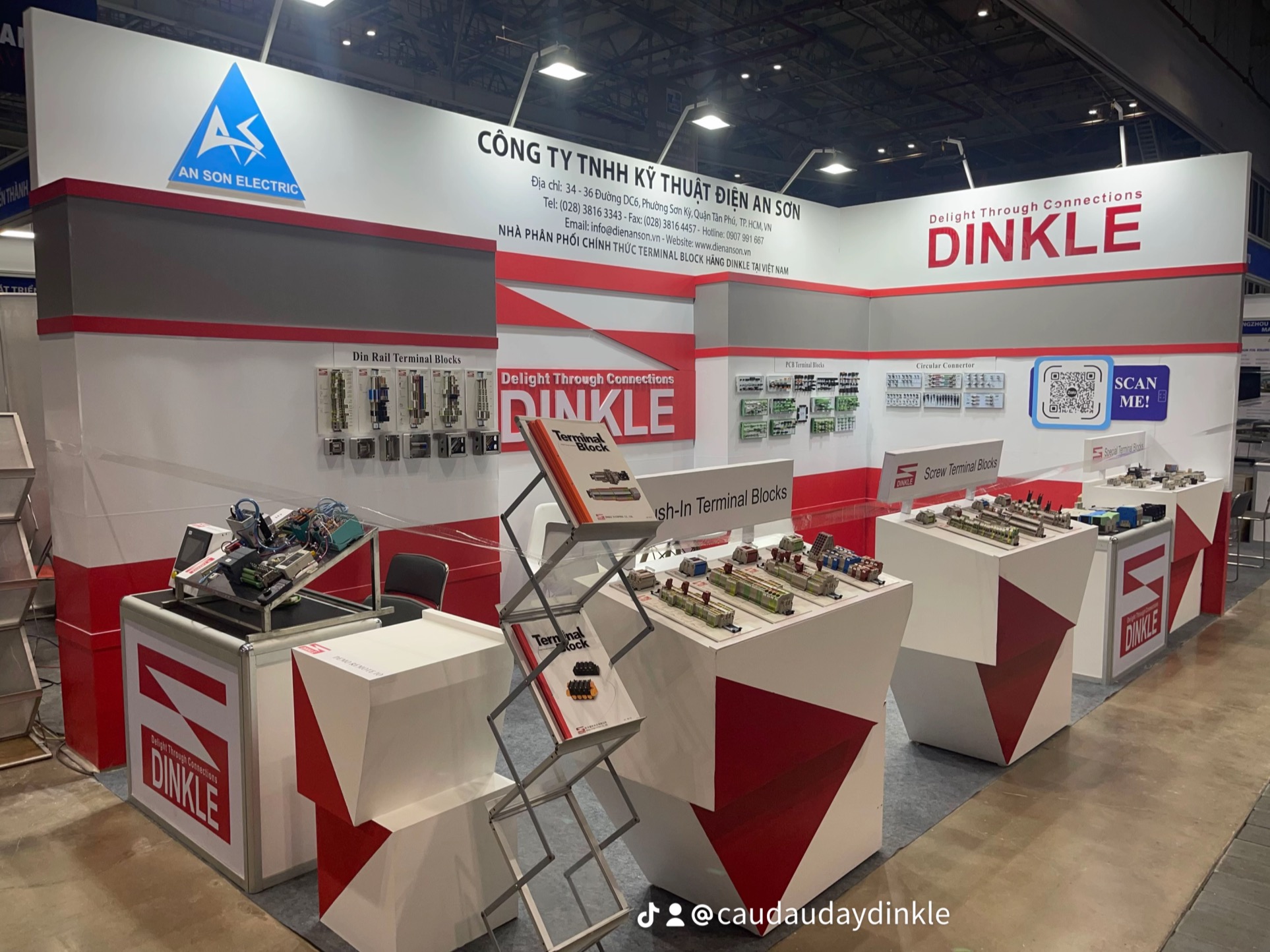 Hoạt động thực tế Điện An Sơn và Dinkle