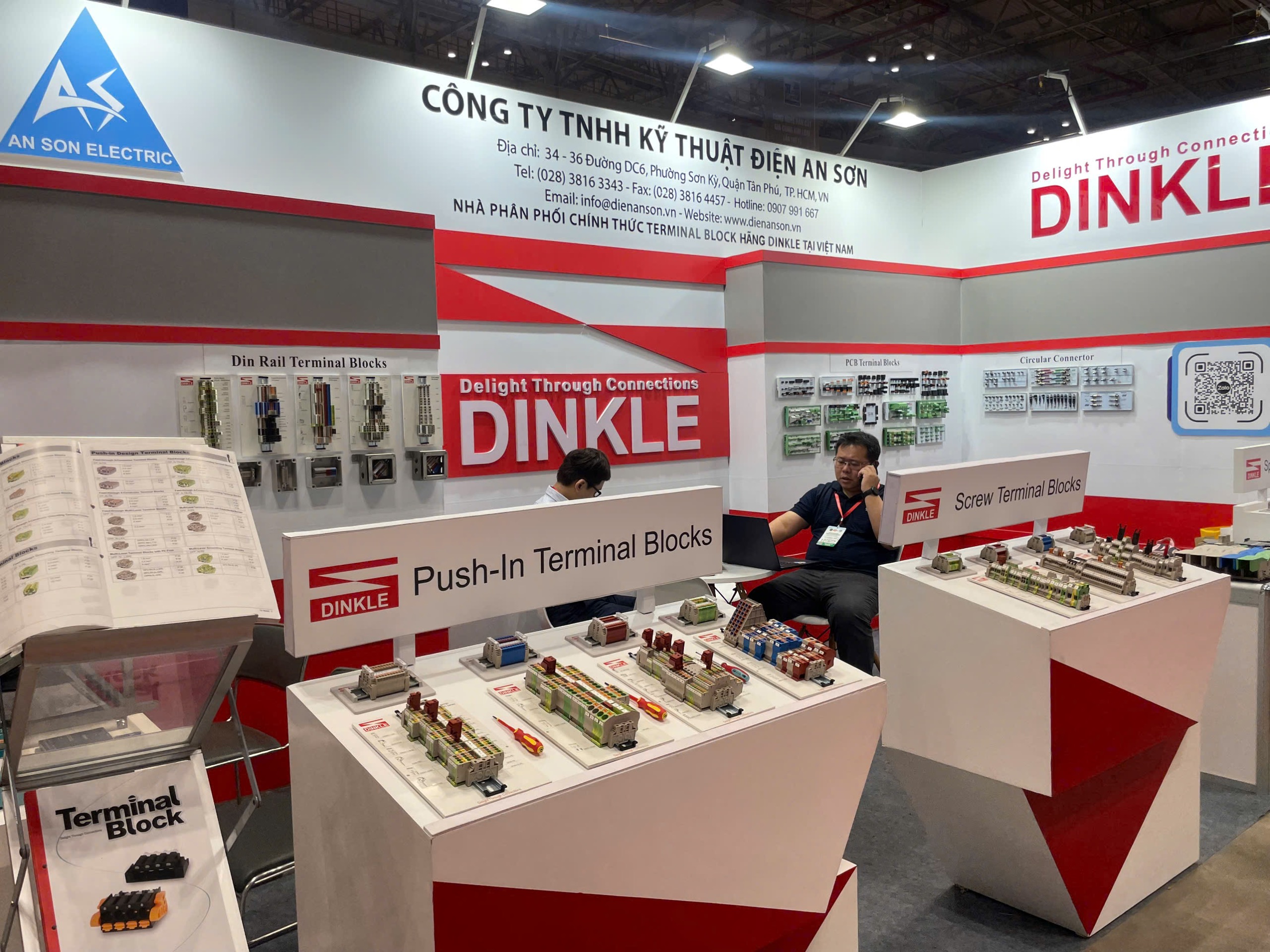Hoạt động thực tế Điện An Sơn và Dinkle