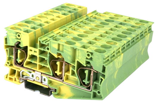 Cầu đấu Dinkle AK10-TN-PE | 800V | 10 mm² (màu Green-Yellow)