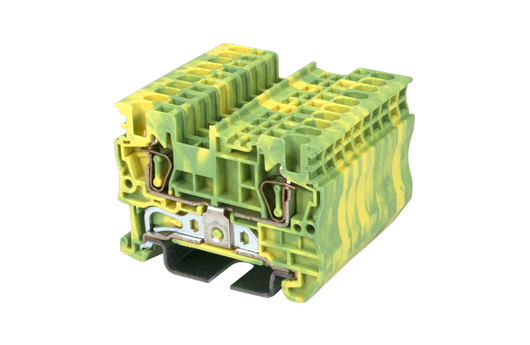 Cầu đấu Dinkle AK1.5-PE | 630V | 1.5 mm² (màu Green-Yellow)