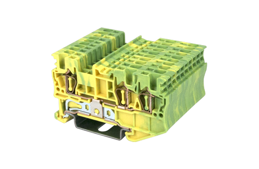 Cầu đấu Dinkle AK1.5-TN-PE | 630V | 1.5 mm² (màu Green-Yellow)