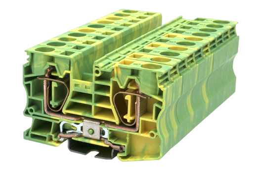 Cầu đấu động lực Dinkle AK16-PE | 800V | 76A | 16 mm² (màu Green-Yellow)