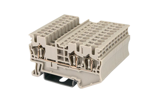Cầu đấu Dinkle AK2.5-TN | 800V | 24A | 2.5 mm² (màu Beige)