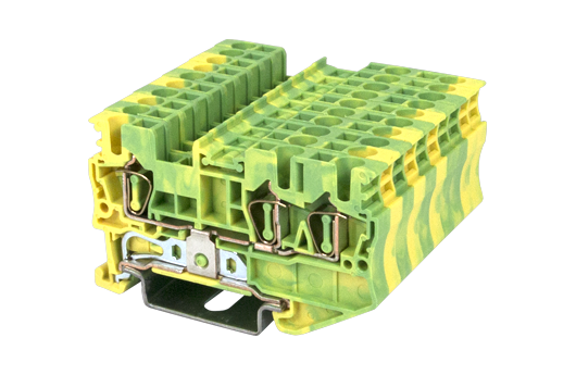 Cầu đấu Dinkle AK2.5-TN-PE | 800V | 2.5 mm² (màu Green-Yellow)