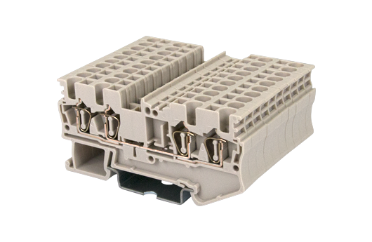 Cầu đấu Dinkle AK2.5-TR | 800V | 24A | 2.5 mm² (màu Beige)