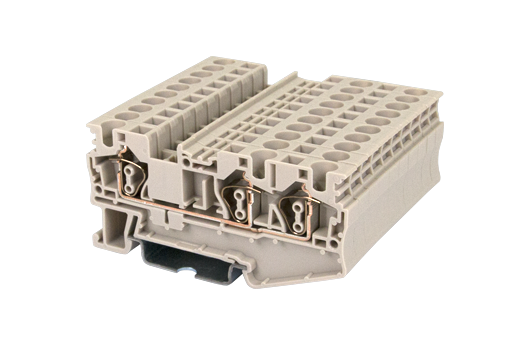 Cầu đấu động lực Dinkle AK4-TN | 800V | 32A | 4 mm² (màu Beige)