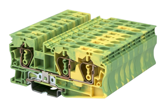 Cầu đấu Dinkle AK6-TN-PE | 800V | 6 mm² (màu Green-Yellow)