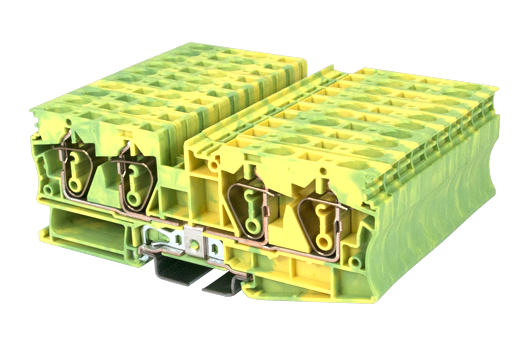 Cầu đấu Dinkle AK6-TR-PE | 800V | 6 mm² (màu Green-Yellow)