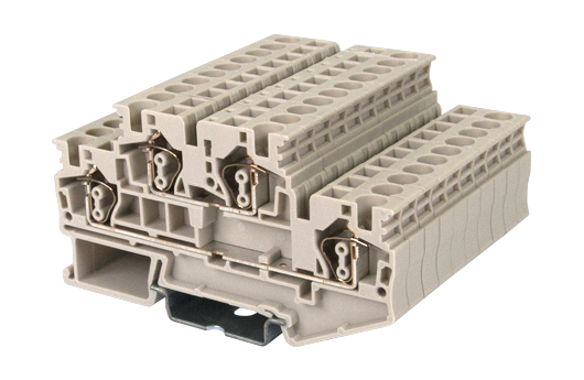 Cầu đấu Dinkle AKK4 | 630V | 28A | 4 mm² (màu Beige)