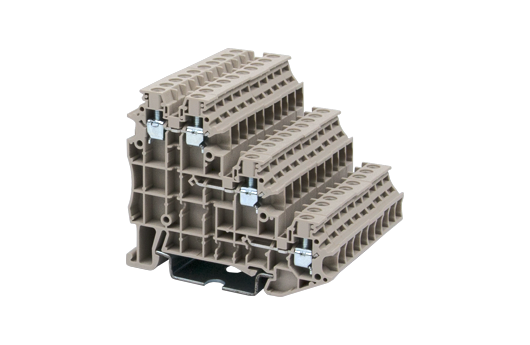 Cầu đấu Dinkle DK1.5SG | 250V | 17.5A | 2.5 mm² (màu Beige)