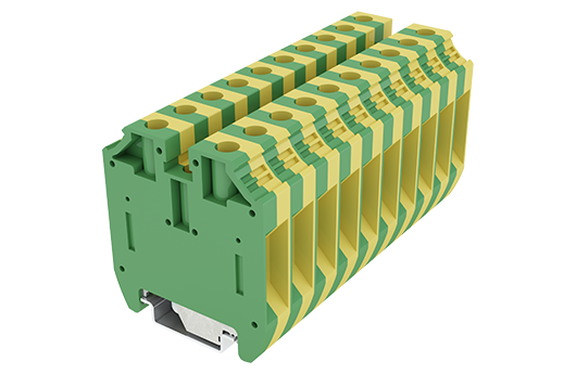 Cầu đấu Dinkle DK16-PE | 600V | 16 mm² (màu Green-Yellow)