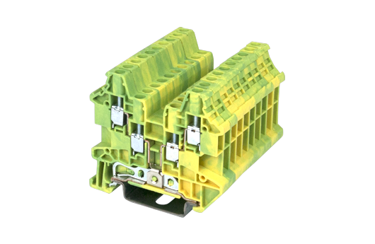 Cầu đấu Dinkle DK2.5N-TR-PE | 2.5 mm² (màu Green-Yellow)