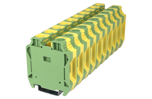 Cầu đấu Dinkle DK35H-PE | 1000V | 25 mm² (màu Yellow-Green)