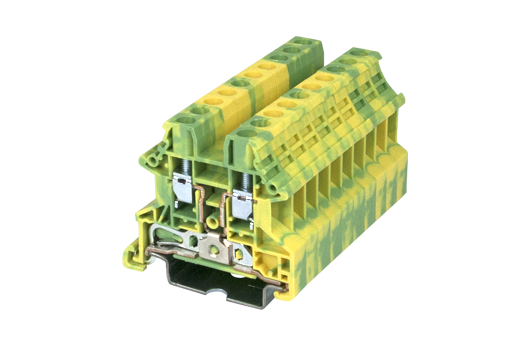 Cầu đấu Dinkle DK4N-PE | 1000V | 4 mm² (màu Green-Yellow)