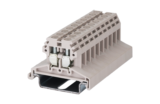 Cầu đấu động lực Dinkle DK4P | 500V | 32A | 4 mm² (màu Beige)
