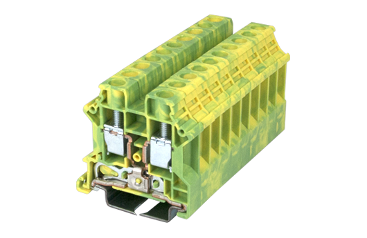 Cầu đấu Dinkle DK6N-PE | 1000V | 6 mm² (màu Green-Yellow)