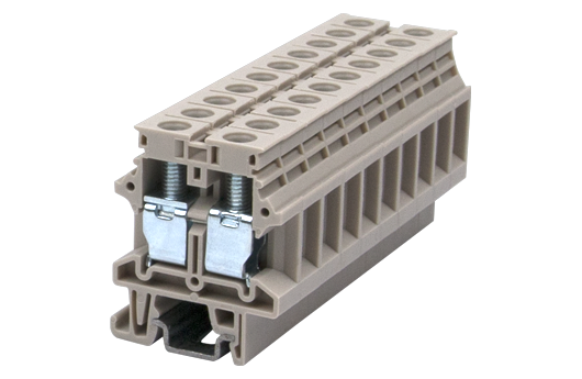 Cầu đấu động lực Dinkle DK6S | 500V | 41A | 6 mm² (màu Beige)