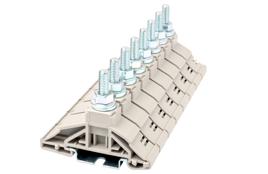 Cầu đấu động lực Dinkle DKM6 | 1000V | 125A | 35 mm² (màu Beige)