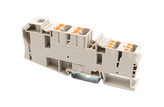 Cầu đấu động lực Dinkle DKD35-P001 | 1000V | 105A | 2.5 mm² (màu Beige)