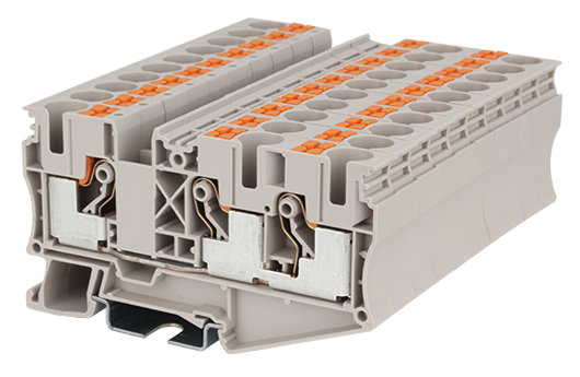 Cầu đấu động lực Dinkle DP10-TN | 1000V | 57A | 10 mm² (màu Beige)