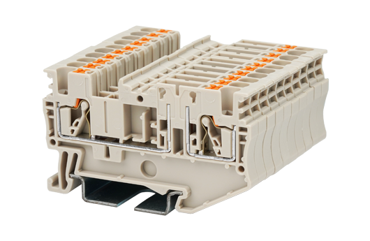 Cầu đấu Dinkle DP2.5N-T | 400V | 20A | 2.5 mm² (màu Xanh dương)