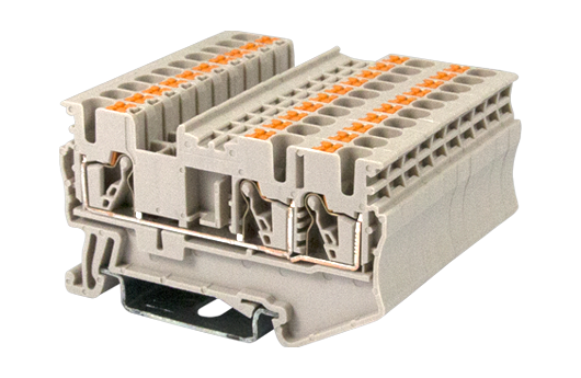 Cầu đấu Dinkle DP2.5N-TN | 800V | 24A | 2.5 mm² (màu Beige)