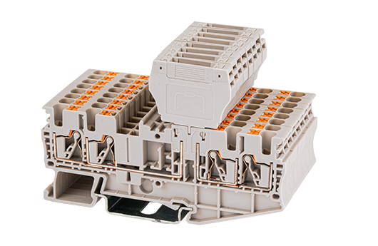Cầu đấu Dinkle DP2.5N-TR-CP | 400V | 6A | 2.5 mm²