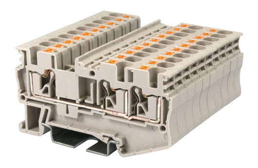 Cầu đấu động lực Dinkle DP4N-TN | 800V | 32A | 4 mm² (màu Beige)
