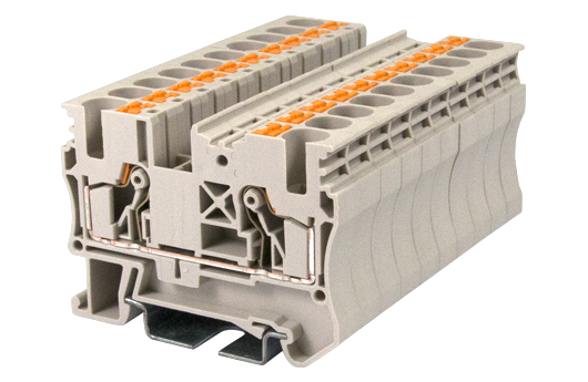 Cầu đấu động lực Dinkle DP6N | 1000V | 41A | 6 mm² (màu Beige)