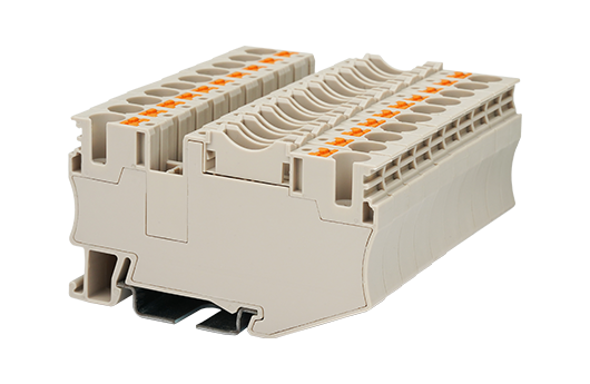 Cầu đấu gắn cầu chì Dinkle DP6N-TFV | 400V | 30A | 6 mm²
