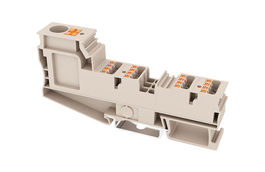 Cầu đấu động lực Dinkle DPD10-P001 | 1000V | 57A | 1.5 mm² (màu Beige)