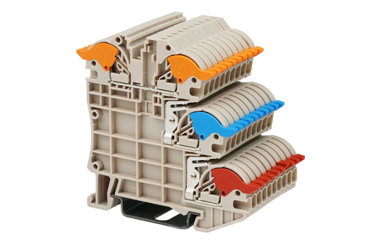 Cầu đấu Dinkle DPH1.5SG | 250V | 15A | 1.5 mm² (màu Beige)