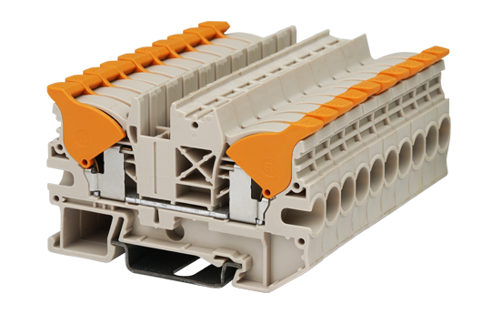 Cầu đấu động lực Dinkle DPH6 | 1000V | 41A | 6 mm² (màu Xanh dương)