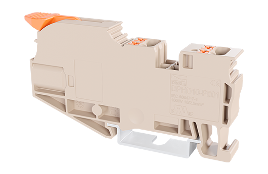 Cầu đấu động lực Dinkle DPHD10-P001 | 1000V | 57A | 2.5 mm² (màu Beige)