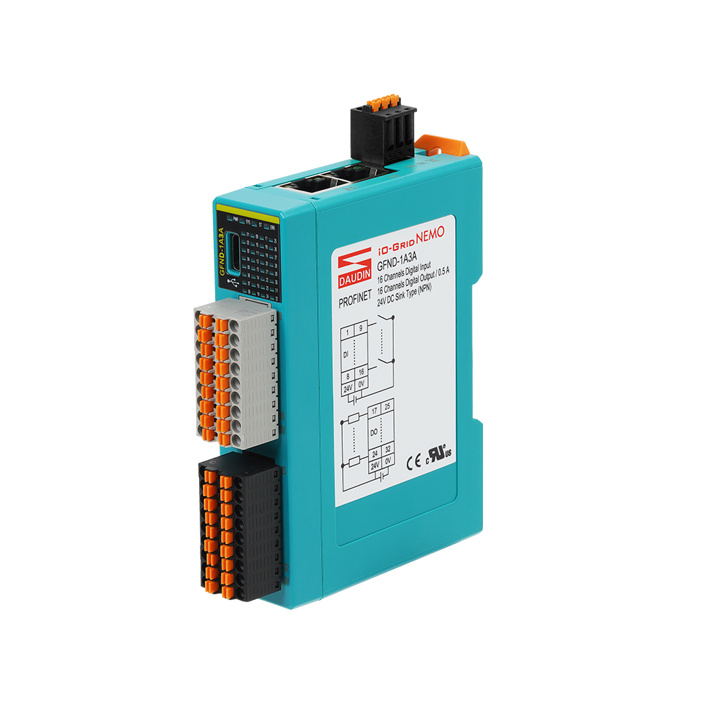 GFND-1A3A – Module Remote I/O PROFINET, 16DI/16DO, Sink (NPN)