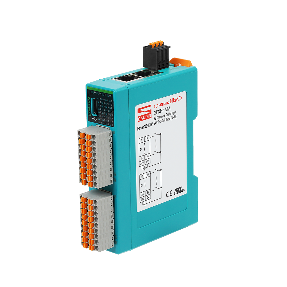 GFNF-1A1A – Module Remote I/O EtherNet/IP, 32DI, Sink (NPN)