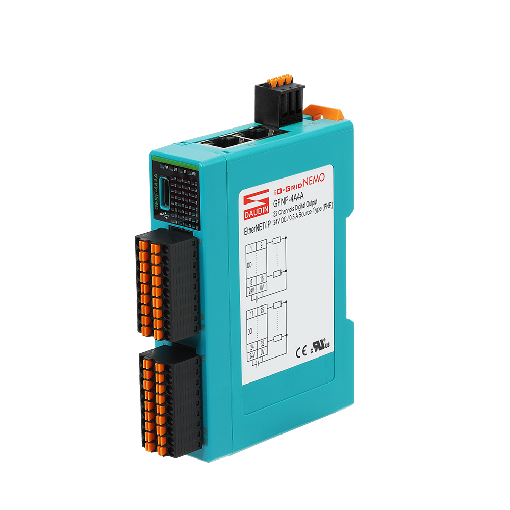 GFNF-4A4A – Module Remote I/O EtherNet/IP, 32DO, Source (PNP)