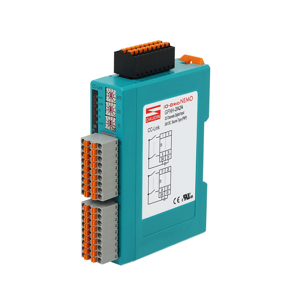 GFNH-2A2A – Module Remote I/O CC-Link, 32DI, Source (PNP)