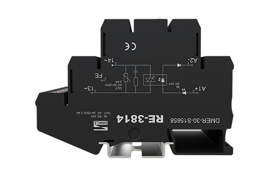 Opto Relay RE-3814 — Input : 240 VDC / 8 mA, Output : 24~253 VAC / 2.4A