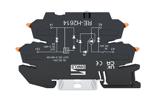 Opto Relay RE-H2614 — Input : 24 VDC / 15-20 mA, Output : 3~48 VDC / 6A