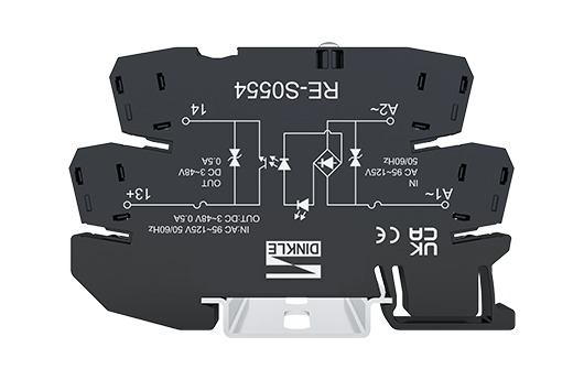 Opto Relay RE-S0554 — Input : 95~125 VAC / 0.6~1.3 mA, Output : 3~48 VDC / 0.5A