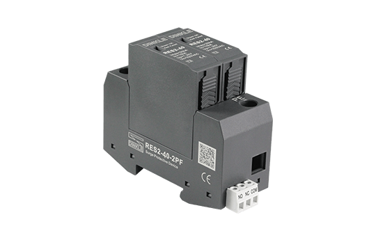 Chống sét 1 pha xoay chiều AC 220V – Imax 40kA (tích hợp cặp tiếp điểm báo lỗi NO/NC)