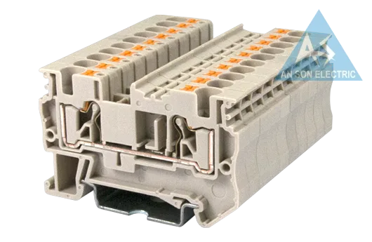 Cầu đấu động lực Dinkle DP4N | 800V | 32A | 4 mm² (màu Xanh dương)