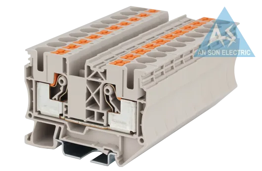 Cầu đấu động lực Dinkle DP10 | 1000V | 57A | 10 mm² (màu Xanh dương)