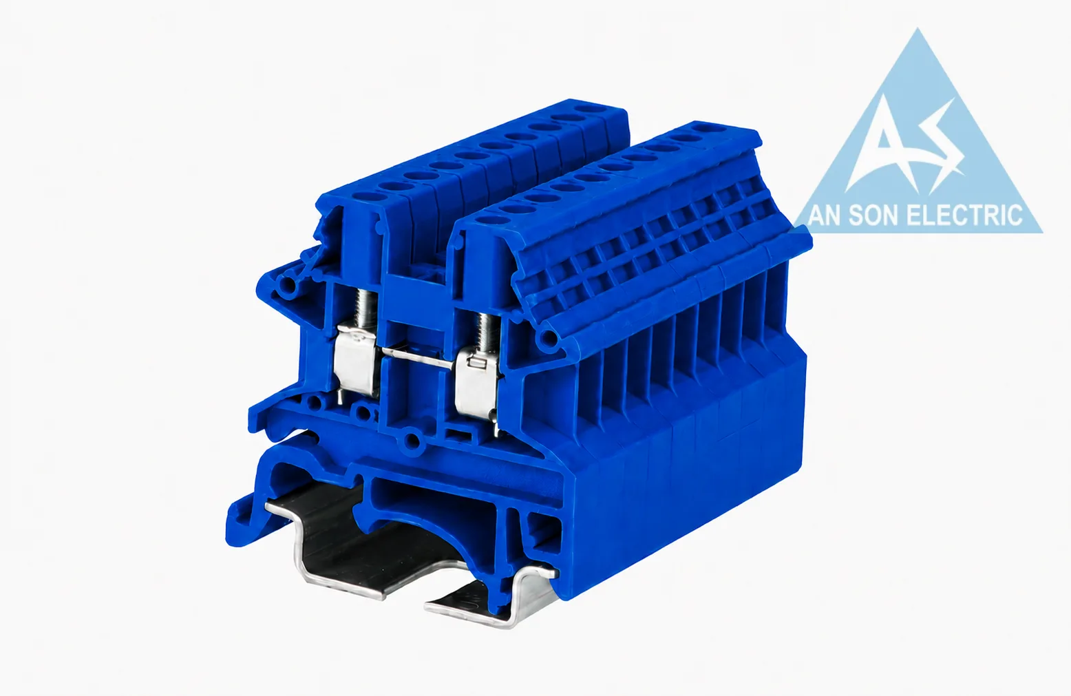 Cầu đấu Dinkle DK2.5N | 1000V | 24A | 2.5 mm² (màu Xanh dương)